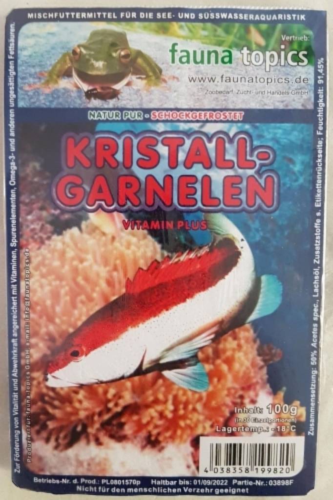 Kristall-Garnelen Blister 100g